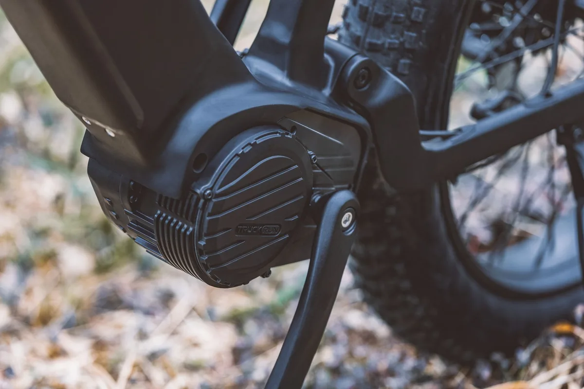 Personne branchant le chargeur sur la batterie d'un vélo électrique